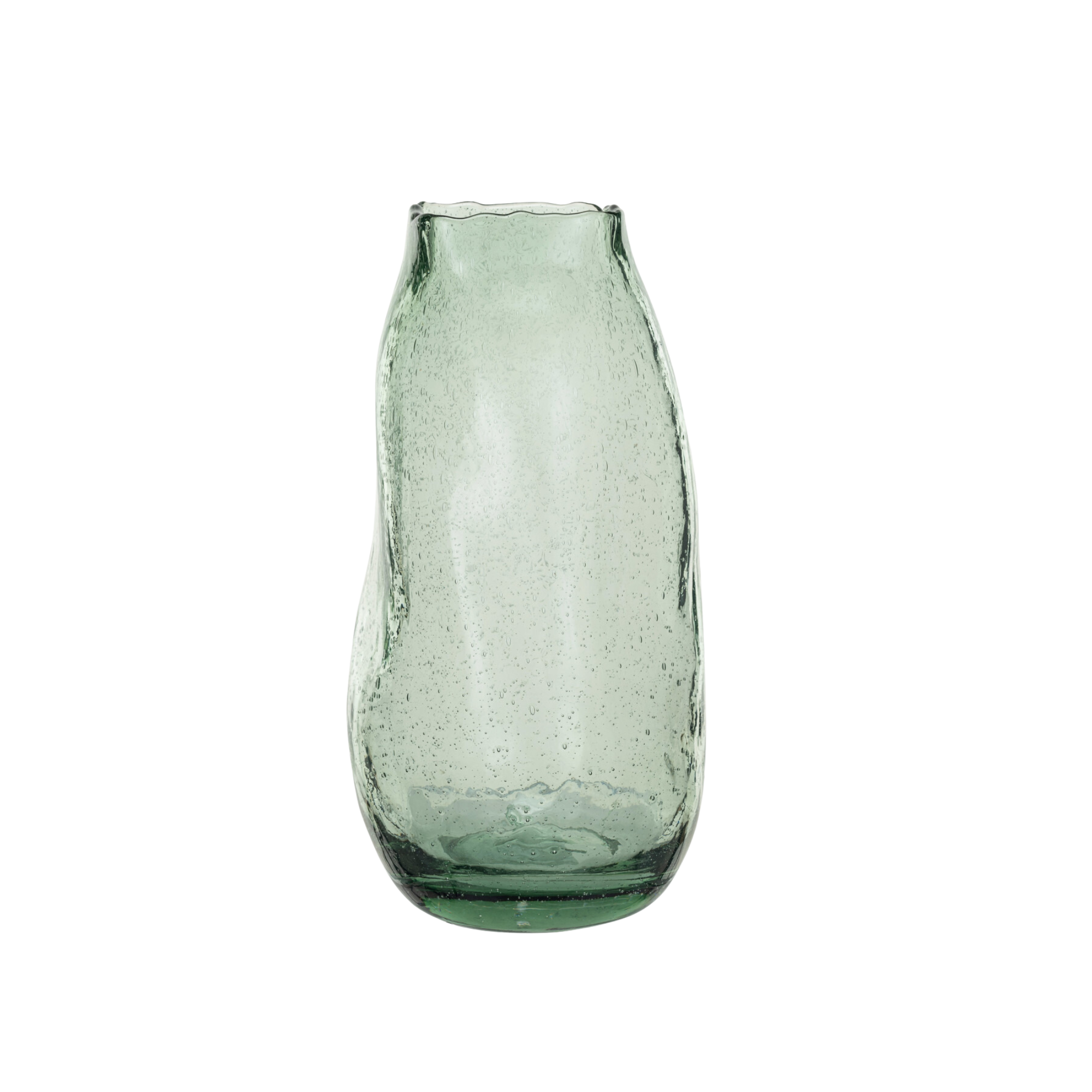 recycled-glass-organic-shaped-vase-shabby-chic-farmhouse-boutique